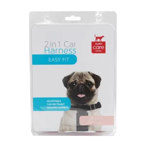 2 in 1 Harness Car Care Canine