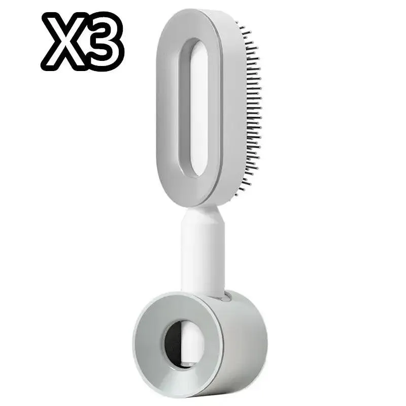Advanced Self-Cleaning Hair Brush with Scalp Massager