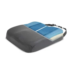 Bariatric Wheelchair Seat Cushion w/ Gel Infused Memory Foam
