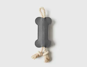 Hitch and Bone Black Rope Dog Toy