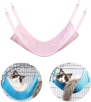Ice Silk Hammock Washable Summer Sleeping Bed for Cats Kitten Puppy Chinchilla Ferret