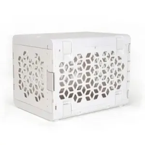 Open Box - KindTail PAWD Cat and Dog Crate - S - White