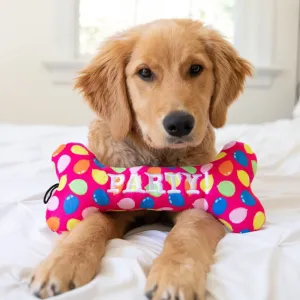 party! bone toy - pink