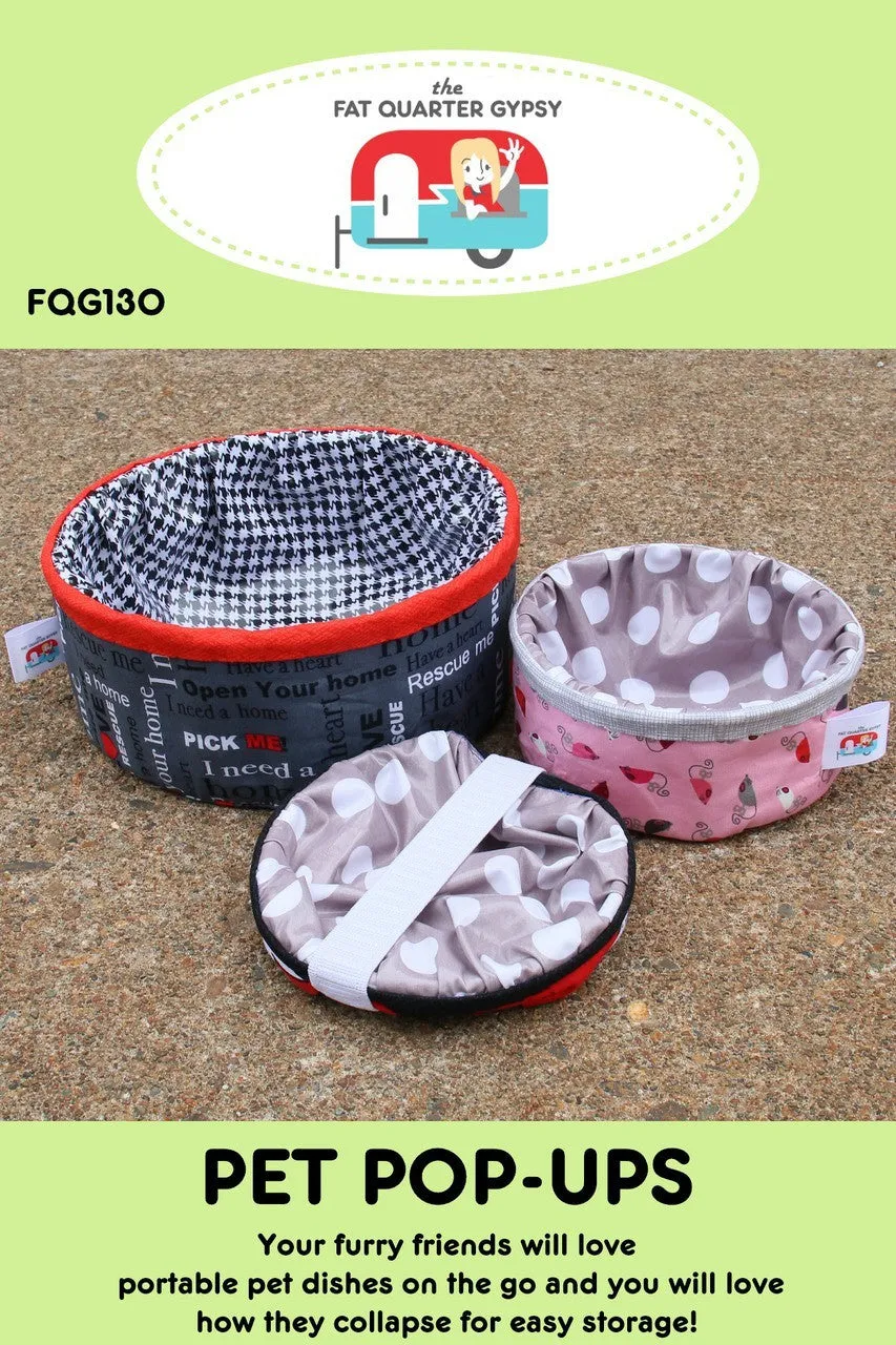 Pet Pop Ups Pattern