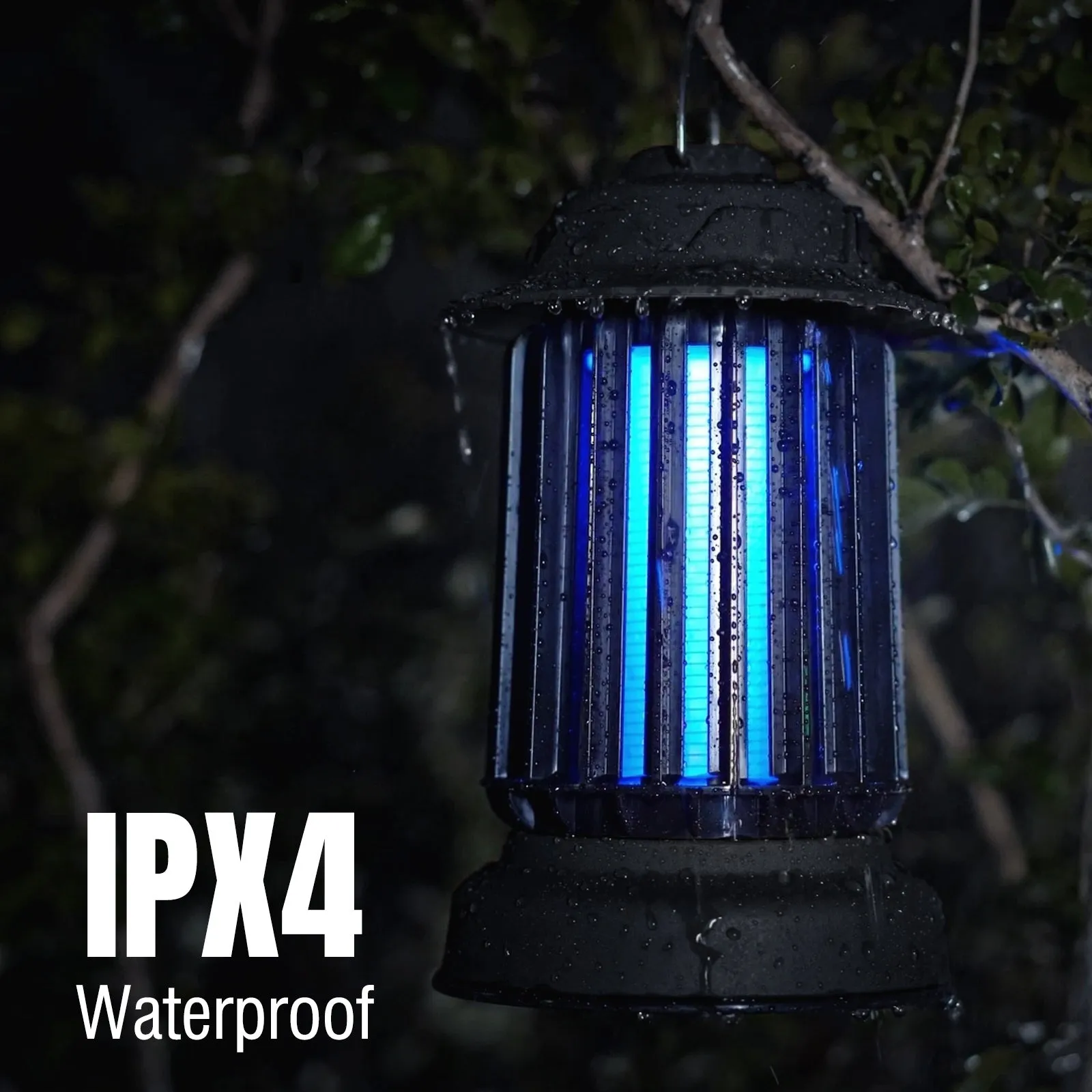 Raddy MZ-1 Outdoor Bug Zapper | Auto Self-Cleaning Brush | IPX4 | 1200mAh Rechargeable Battery
