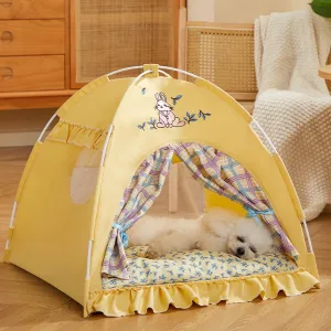 Summer Tent Portable Washable Pet Bed for Dog Cat